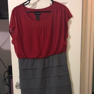 Enfocus red pencil dress